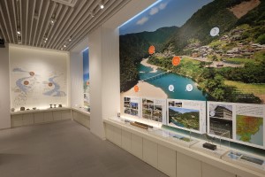 川と地域の関わりを展示
