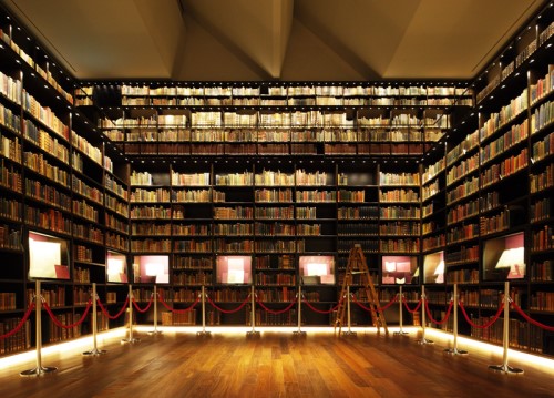 ミュージアム内展示室「モリソン書庫」