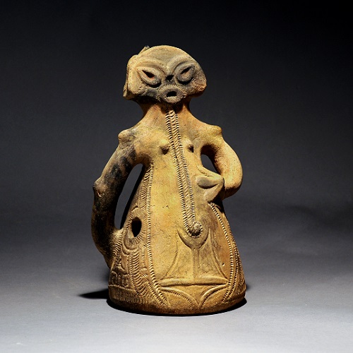 鋳物師屋遺跡出土の土偶「子宝の女神ラヴィ」