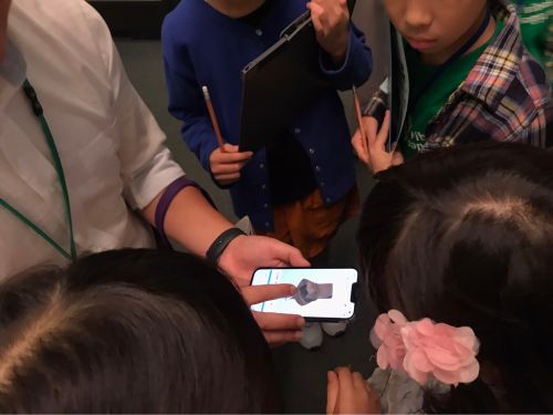 展示ではみえない裏側を3Dモデルで観察