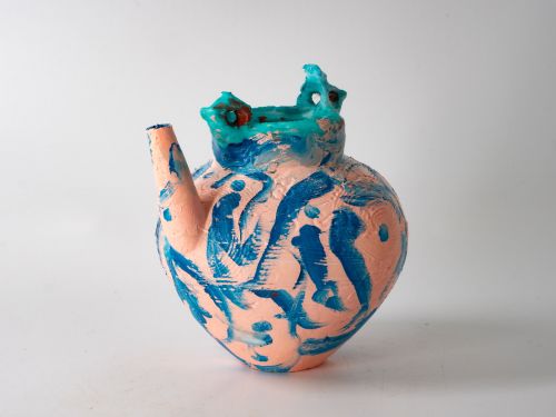 異形土器ペイント参加者の作品