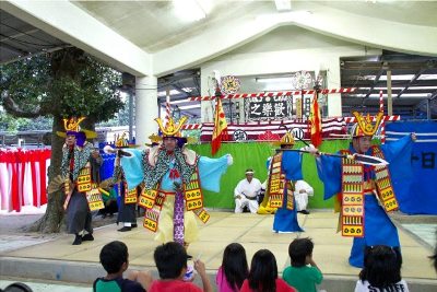 多良間島(たらまじま)に伝わる組踊「多田名組(ただなぐみ)」の一場面