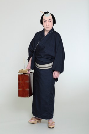 「梅雨小袖昔八丈―髪結新三―」 髪結新三=中村橋ノ助