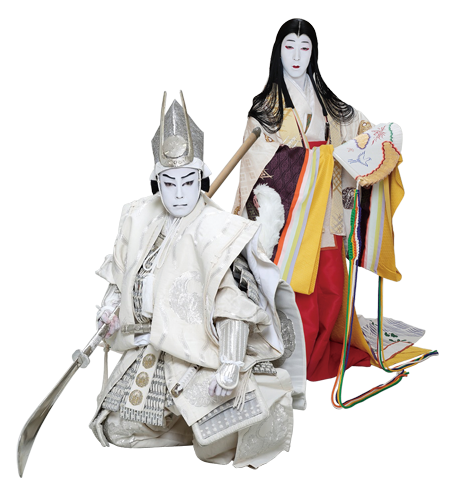 平知盛(尾上菊之助),典侍の局(中村梅枝)