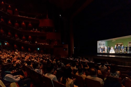 『ペレアスとメリザンド』カーテンコールより 堀田力丸撮影