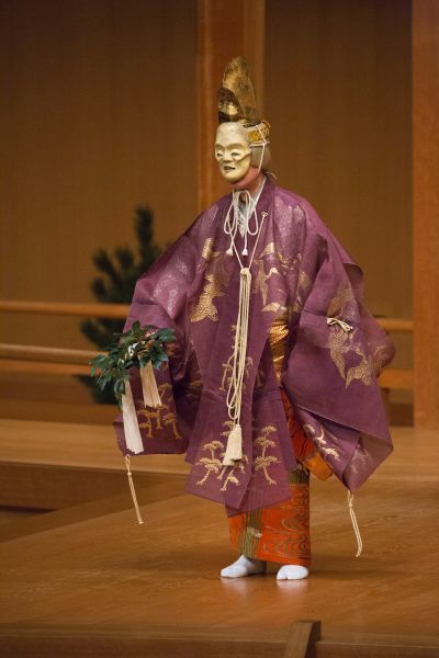 復曲能「名取ノ老女」シテ：大槻文藏