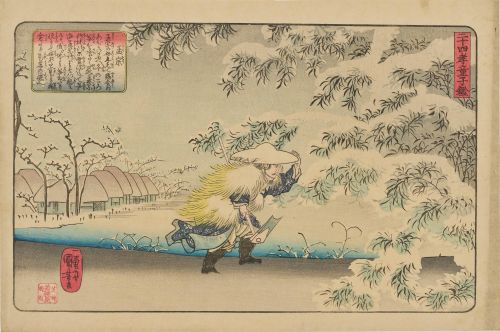 孟宗（歌川国芳『二十四孝童子鑑』）東京国立博物館蔵　ColBase