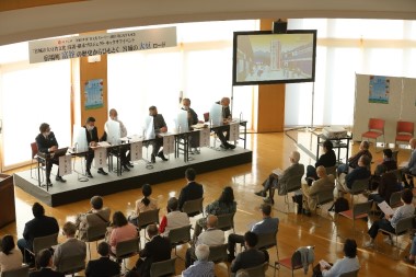 「宿場町富谷の歴史からひもとく宮城の大豆ロード」のイベントの様子 「宿場町富谷の歴史からひもとく宮城の大豆ロード」のイベントの様子