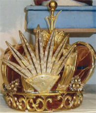 工芸品（金銀製王冠）　女王ラナヴァルナ一世の王冠
