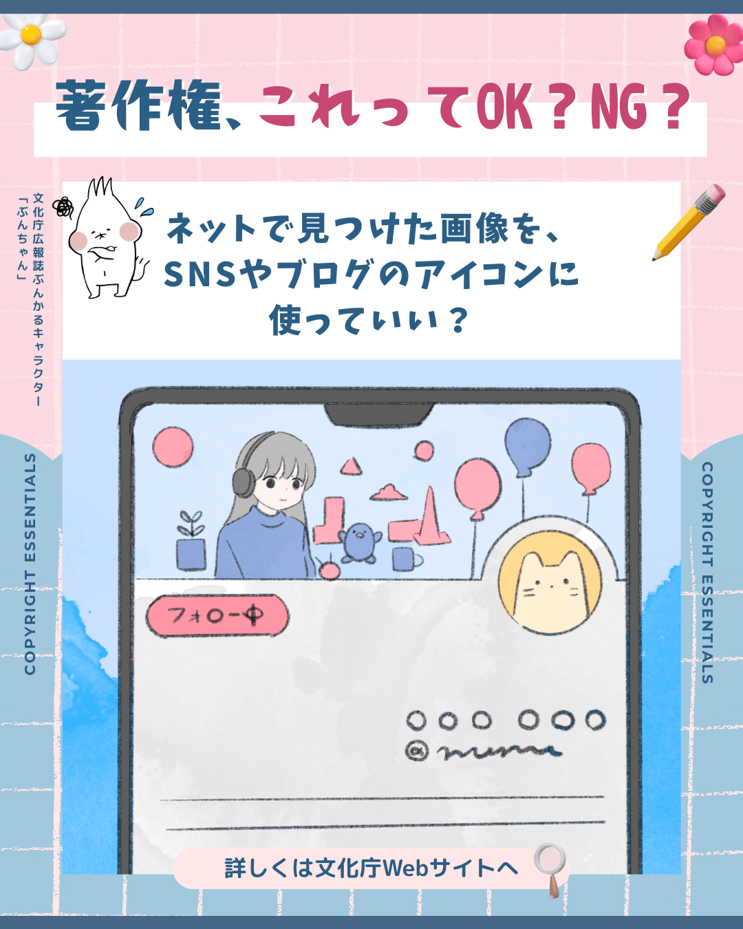 ネットで見つけた画像を、SNSやブログのアイコンに使っていい？