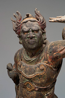 重要文化財　木造十二神将立像のうち「巳」（鎌倉時代）