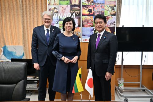 アレクナヴィチエネ・リトアニア共和国文化大臣が小林副大臣を表敬訪問画像
