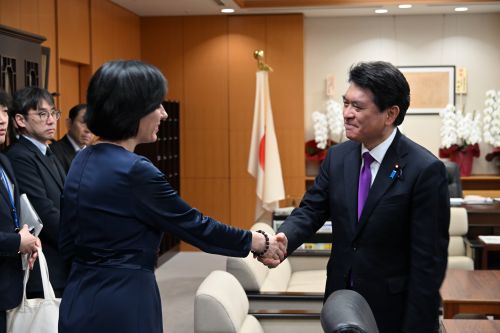 アレクナヴィチエネ・リトアニア共和国文化大臣が小林副大臣を表敬訪問画像