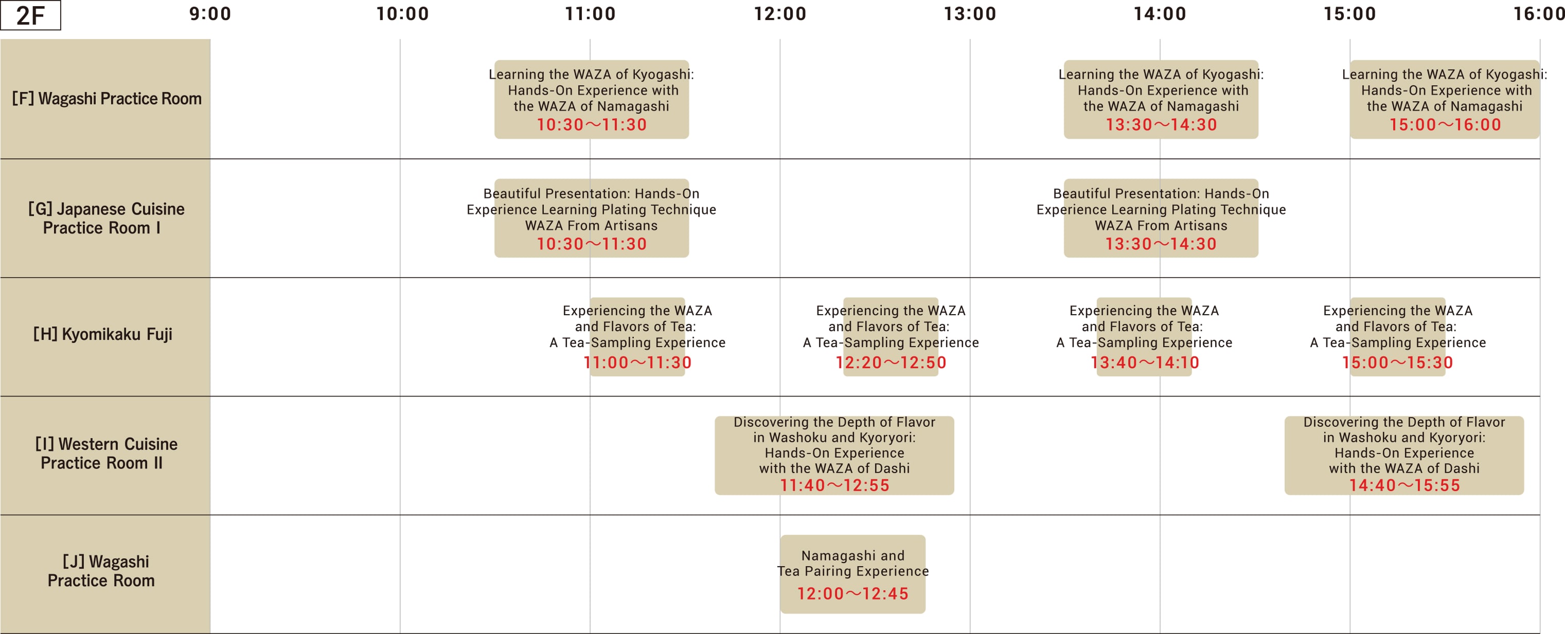 2F Timetable