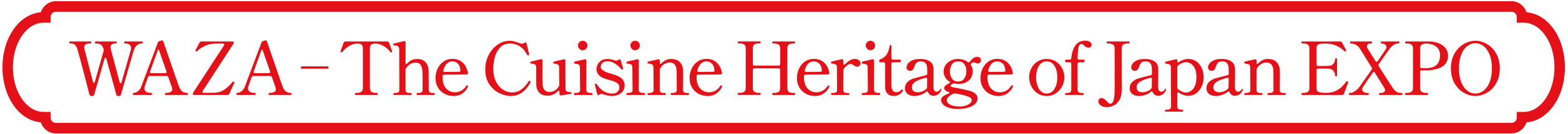 WAZA – The Cuisine Heritage of Japan EXPO